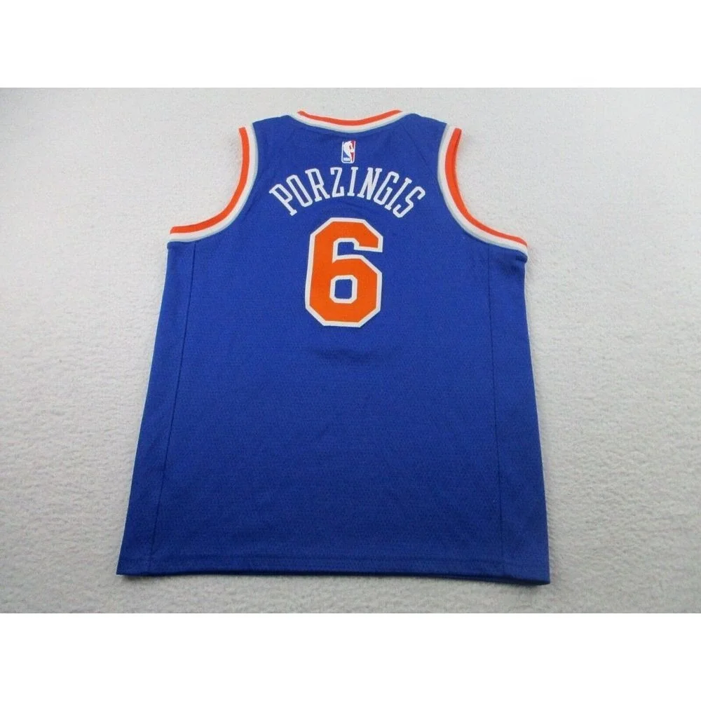 New York Knicks Kristaps Porzingis Jersey Nike Youth‎ Kids Size Medium #6 M